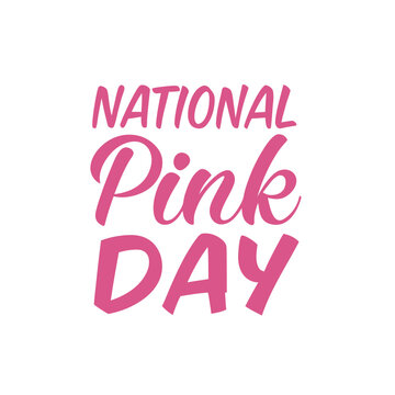 national pink day, pink, color, day, national, love, beauty, mind, happy, affection, relation, text, word, vector, vintage, illustration, icon, logo, 3d, tag, card, poster, sticker, banner, font, sign