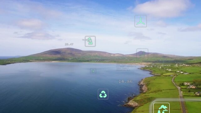 On data bay HUD icons responding turbine centering droplet appearing bar growing monitoring energy