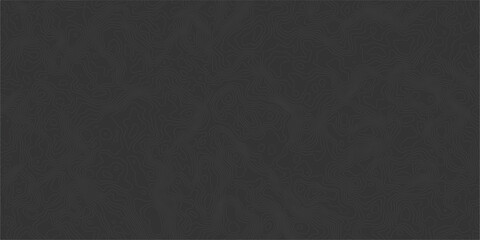 Abstract digital concept Topographic Contour smooth line Map Texture On Black Background With Subtle Line Pattern. © SAHELA