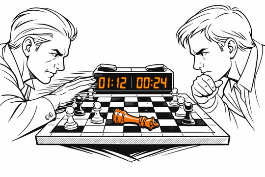 Competitive chess clock puncher and the weaponization of time concept as an