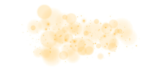 Yellow sparks glitter special light effect. Sparkles on transparent background. Christmas abstract pattern. Sparkling magic dust particles. PNG.  © Demian_STOCK