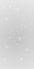 Golden glittering particle spray and magic stardust rain, luxury holiday shimmer effect with bright glowing light flare, professional celebration background in high quality vector and png. © Denis_STOCK