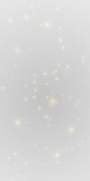 Golden glittering particle spray and magic stardust rain, luxury holiday shimmer effect with bright glowing light flare, professional celebration background in high quality vector and png.