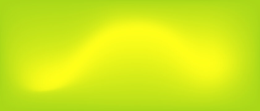 Green yellow gradient background, Darkened at the edges and lightened in the center green mesh gradient, Abstract empty background studio scene for presentation