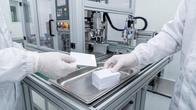 Swapping Smartcards During Manufacturing Process in a High-Tech Enterprise Facility