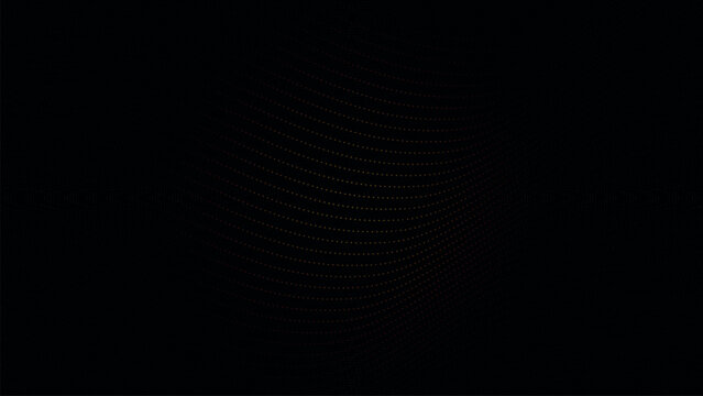 Black background with concentric circles pattern