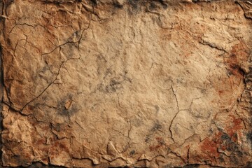 Fototapeta premium Texture of aged, cracked, and stained parchment paper
