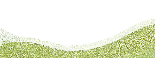 Abstract green farmland background with agricultural field pattern. © gala