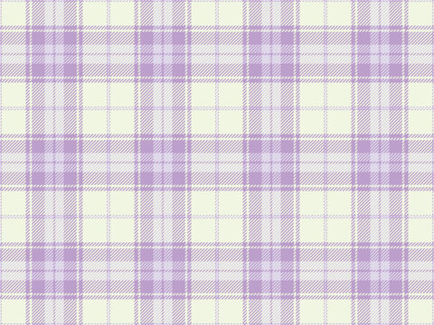 Preppy pastel plaid pattern, Seamless tartan plaid check pattern for furnishings, fashion linings, stationery, soft lavender, lilac, pal fabric background