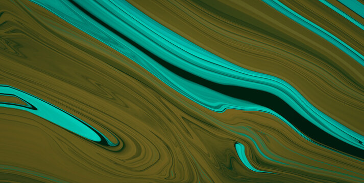 Artistic Background of Aquatic Grunge and Flow