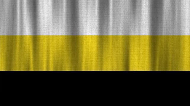Perak Flag Animation With Fabric Texture