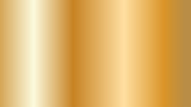 Realistic gold gradient texture. Shiny golden metal foil gradient. Vector illustration