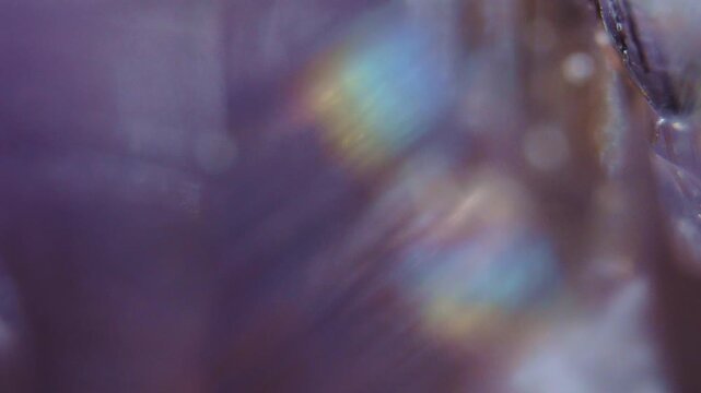Microscopic abstract texture of amethyst crystal