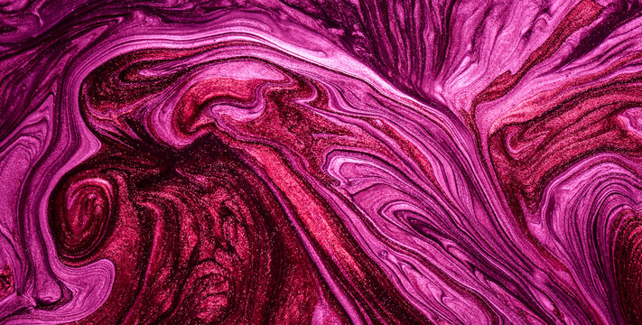 Contemporary Liquid Illustration with Creative Brush Effects