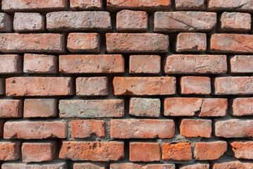 Fototapeta premium Masonry made of old bricks - 1813