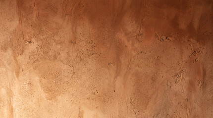 Fototapeta premium Burnt sienna Tuscan concrete background with subtle bottom-left directional light