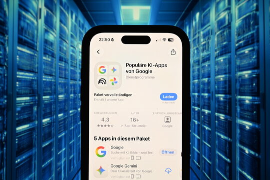 Germany &ndash; May 6, 2026: Popular AI Apps on the Phone