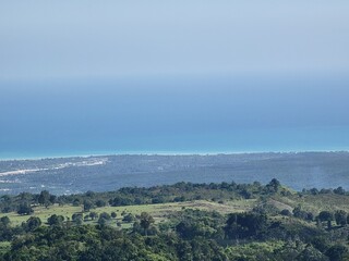 Fototapeta premium Bahoruco National Park Hoyo Pelempito Landscape Flora Forest Dominican Republic