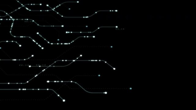 PNG Alpha.Dynamic futuristic abstract digital technology data flow