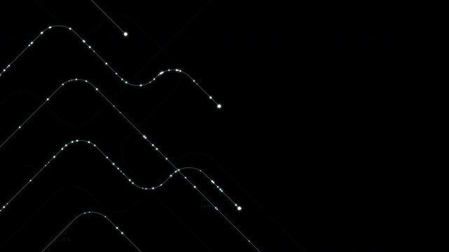 PNG Alpha.Calm Abstract Black Background with White Wavy Flow