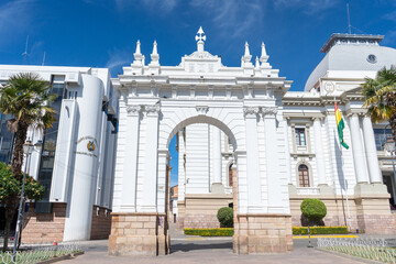 Fototapeta premium Arco del triunfo, Sucre Bolivia 