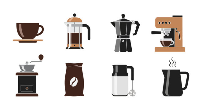 Coffee makers and coffee related items.