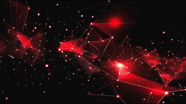 Abstract business connection of lines from nodes It is connected to endless nodes and represents the innovation of communication in the network.abstract innovative cyber security network,