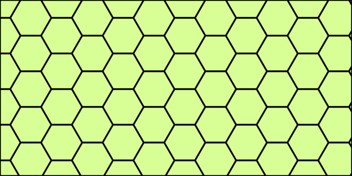 Minimal Yellow Green Honeycomb Pattern Background with Seamless Hexagonal Texture for Futuristic Digital Wallpaper and Modern Geometry Design
