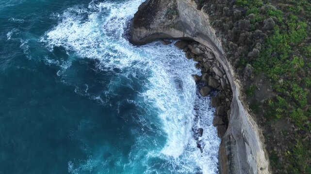 Great Ocean Road, Port Campbell, Victoria, Australia &ndash; 4K Aerial Drone Footage of Two Mile Bay Lookout, Shelly Beach, Rugged Cliffs, Ocean Waves and Scenic Sunset Coastline