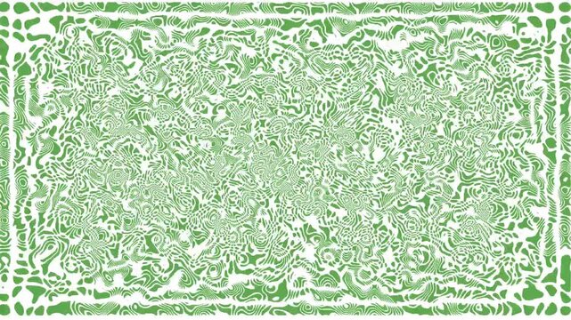 Green liquid marble abstract motion background, with fluid ripples