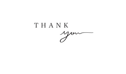 Thank you text font calligraphy hand written lettering script black color object icon thank you thanksgiving greeting card gratitude congratulation thank you banner creative template thank you art © StreetOnCamara