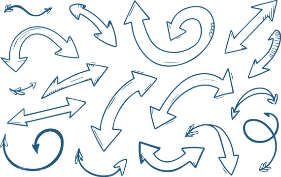 Arrows for flowcharts and process diagrams