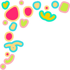 Fototapeta premium doodle frame