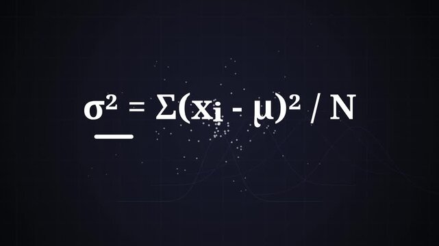 Animated Statistical Formulas for Probability and Data Science