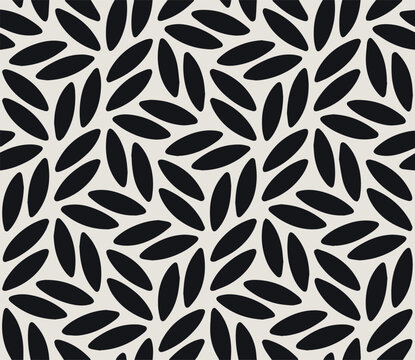 Elliptical petal pattern for packaging and label surfaces