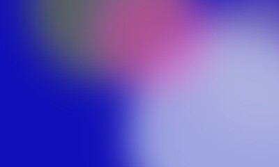 Obraz premium Blue and purple abstract gradient background, with soft blended, color transitions