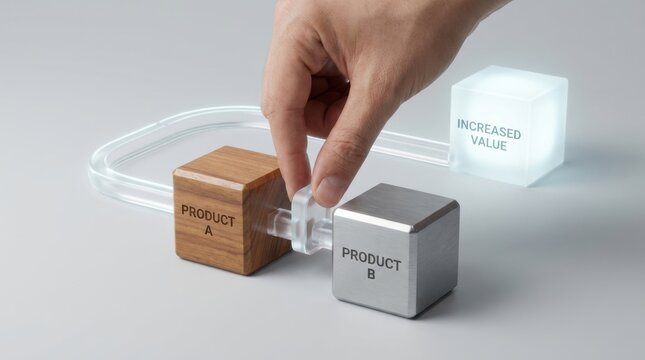 Person's hand touching a block of wood signifying connection to values and meaning in a business or personal context