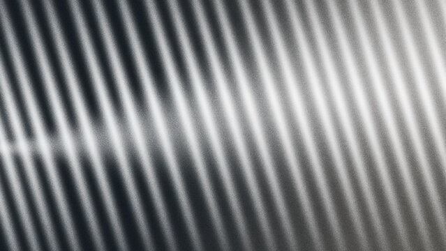 Silver diagonal stripe pattern with soft glow and grain texture abstract background