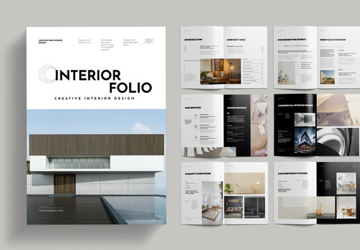 Interior Design Portfolio Template