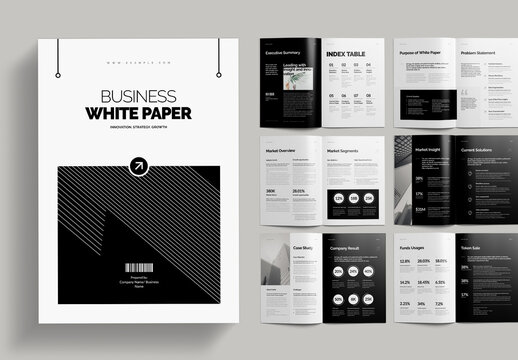 White Paper Brochure Template