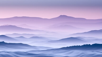 Obraz premium Abstract foggy landscape representing confusion anxiety and emotional uncertainty conceptual background
