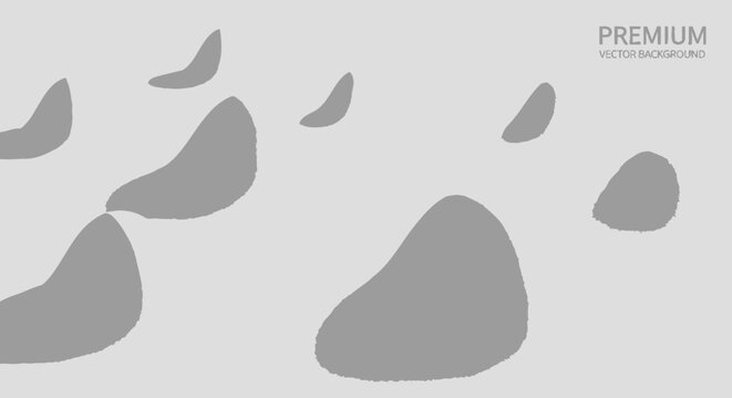 Abstract organic pebble shapes in neutral tones, modern artistic background for minimal branding, creative design and contemporary visual compositions