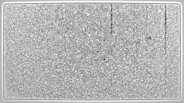 Retro style film grain and texture effects animation