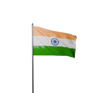 indian flag isolated on white background png