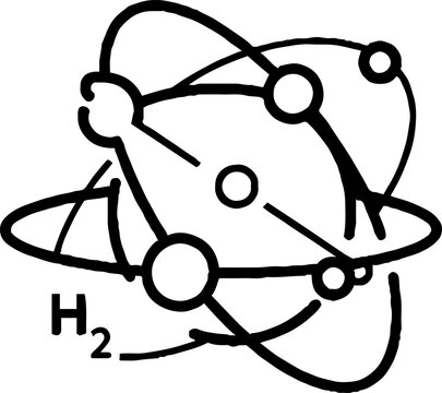 Molecular Structure of Hydrogen H2 Atomic Orbitals