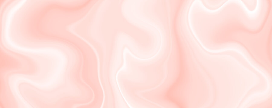 Powdery pink marble background. Light rose marble stone pattern. Pastel pale blush liquid watercolor gradient wallpaper. Vector fluid granite design template for wedding invitation, banner, poster