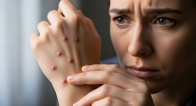 Monkeypox Viral Rash on Womans Hand Causing Concern