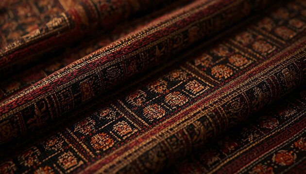 Traditional Toraja Ceremonial Textile Texture from Sulawesi Indonesia