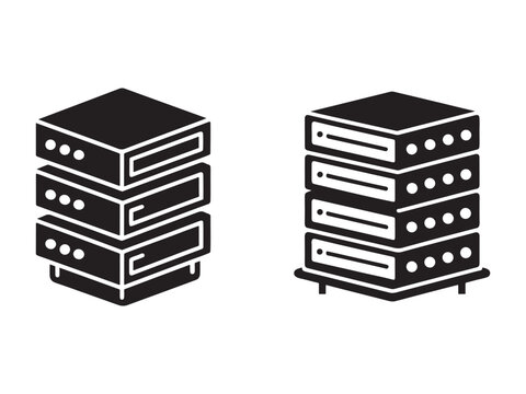 Server storage technology computer hardware data center equipment rack  servers for network and database management