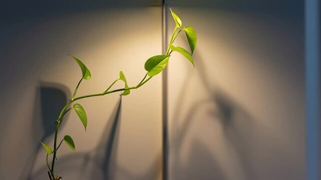 green plant in the morning